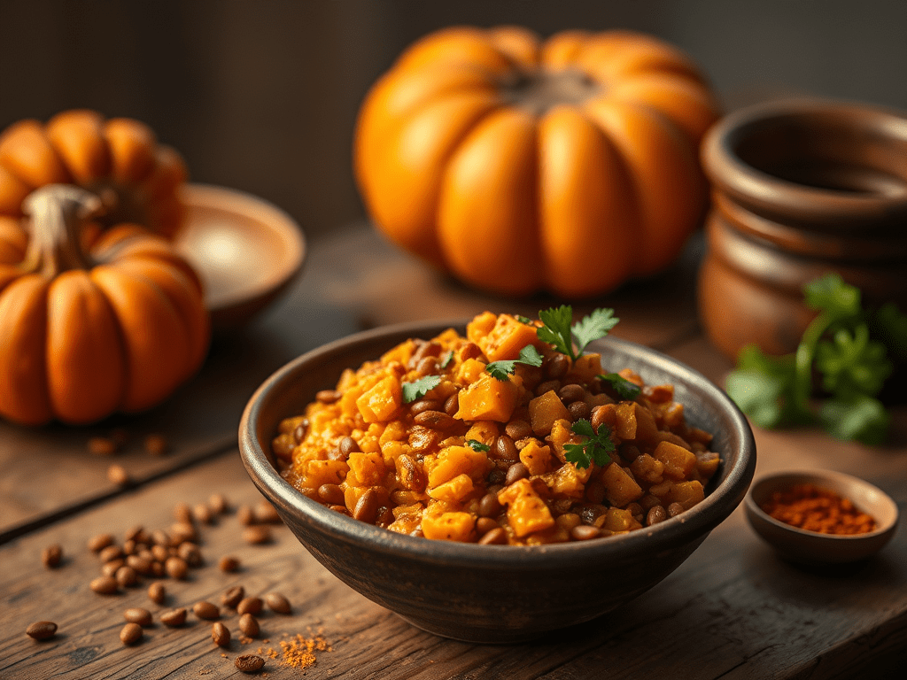 Veganes Herbst-Rezept für Vata-Pitta-Typen: Wärmender&nbsp;Kürbis-Dal