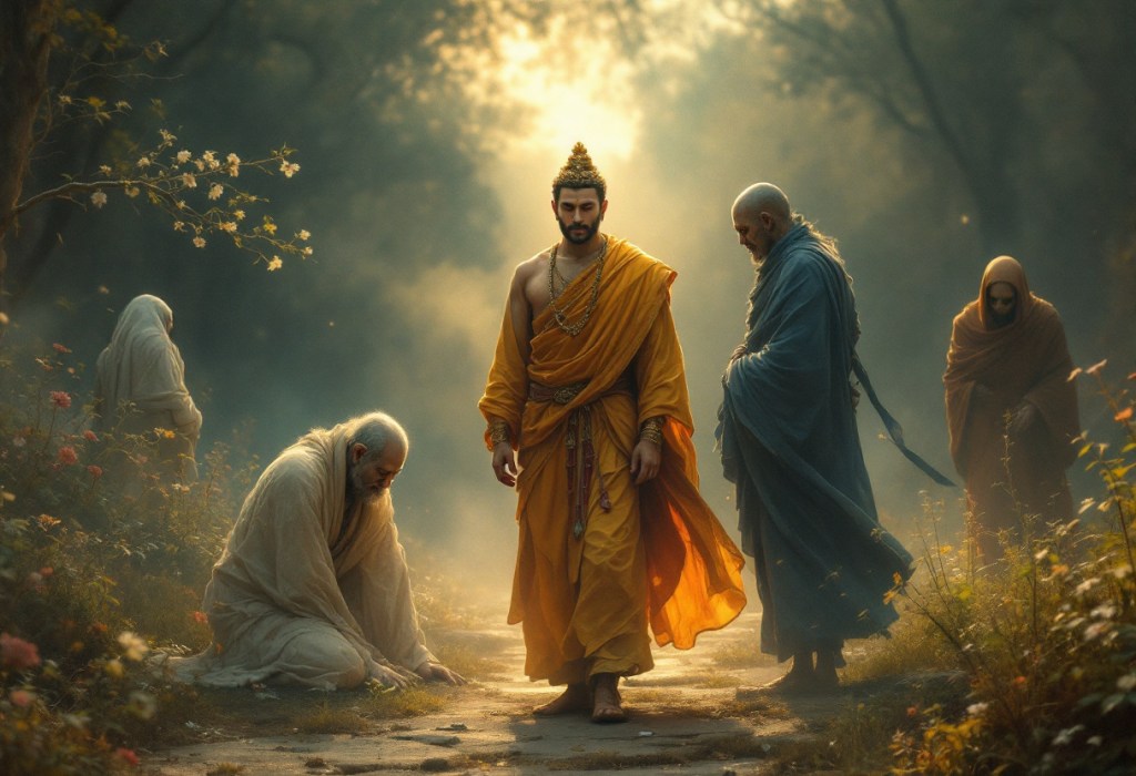 Siddharta Gautama und die Vier&nbsp;Ausfahrten