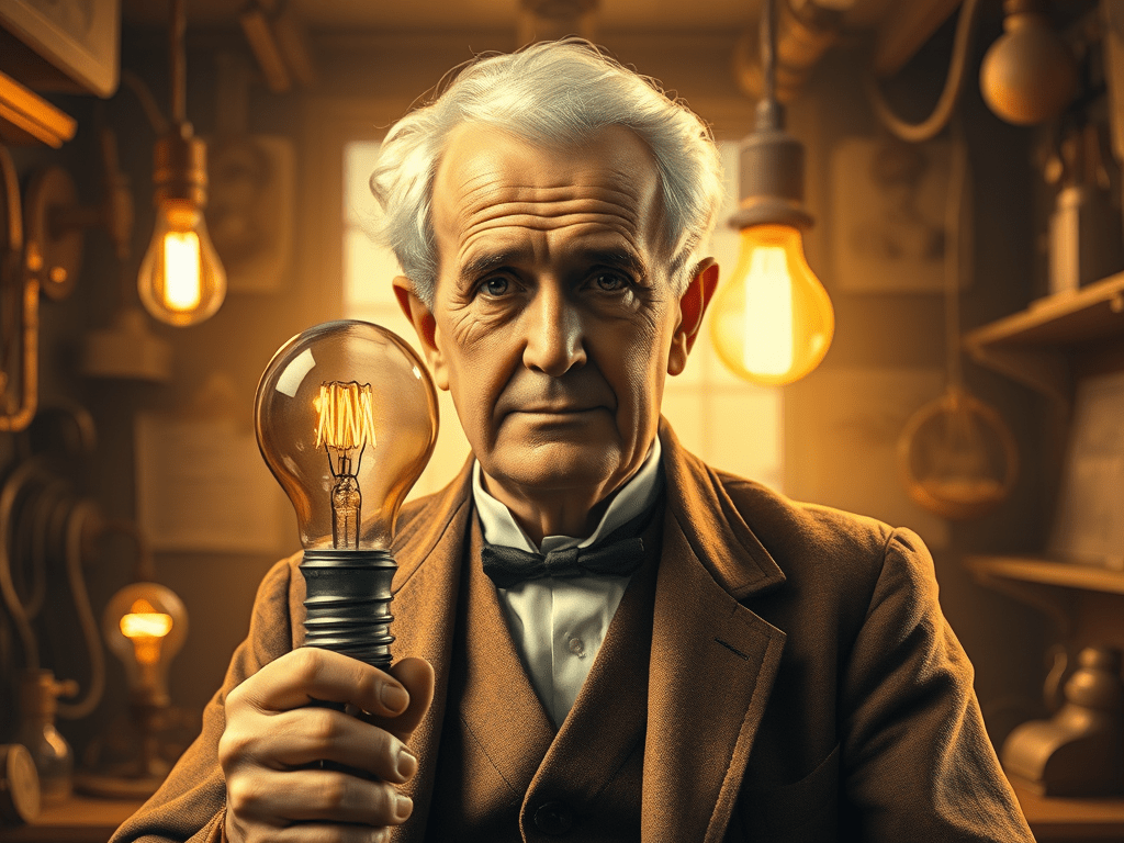 Thomas Edison – Der Erfinder, der das elektrische Licht in die Welt&nbsp;brachte